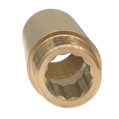 Rallonge mâle-femelle en laiton à visser diam 1/2" x L. 50 mm - à l'unité