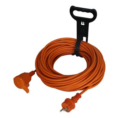 Rallonge orange Diall H05VVF 3G1 5mm² 40m avec clapet