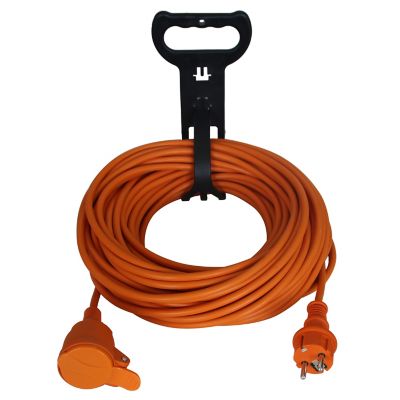 Rallonge orange Diall H05VVF 3G1 5mm² 40m avec clapet