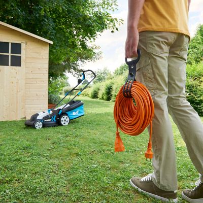 Rallonge orange Diall H05VVF 3G1 5mm² 40m avec clapet