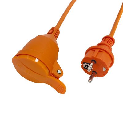 Rallonge orange Diall H05VVF 3G1 5mm² 40m avec clapet