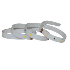 Rallonge ruban lumineux Waldeck LED intégrée blanc neutre IP20 dimmable 400lm 5W L.100cm blanc GoodHome
