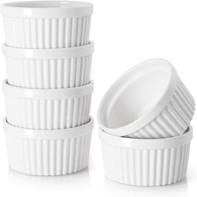 Ramequins en Porcelaine 230 ml x6