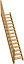 Rampe balustre rectangle sapin escalier 1/4 tournant Kordo