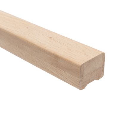 Rampe carrée pour escalier Fortia chêne coloris naturel