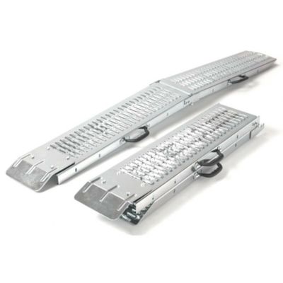 Rampe de chargement pliable - charge max 400 kg - en acier galvanisé - EURO VANADIUM
