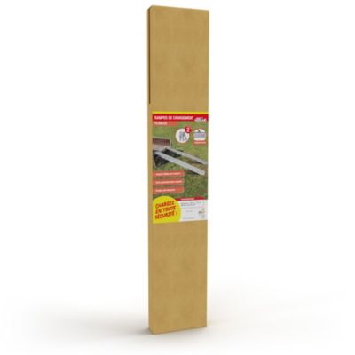 Rampe de chargement pliable - charge max 400 kg - en acier galvanisé - EURO VANADIUM