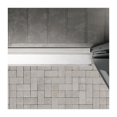 Rampe de seuil de porte pour abri de jardin en aluminium 2 vantaux Ecostar
