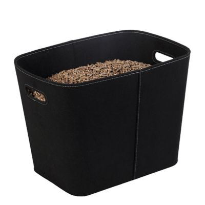 Range-bûches et granulés Dixneuf Felt noir
