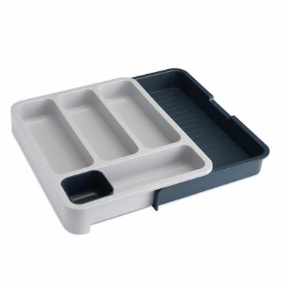 Range couverts extensible Drawerstore gris