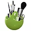 Range maquillage plastique vert kiwi Spirella Bowl