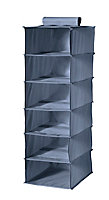 Range-pulls à suspendre Pratik 6 cases bleu l. 30 x P. 30 x H. 90 cm