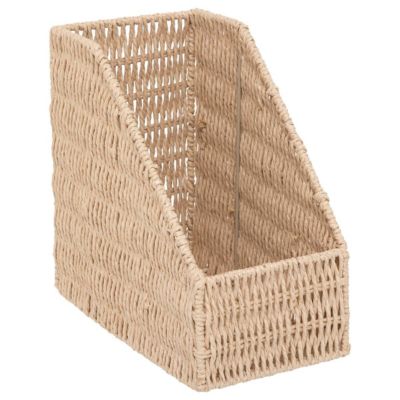 Range revue "Kord" en papier tressé - Beige- 5five