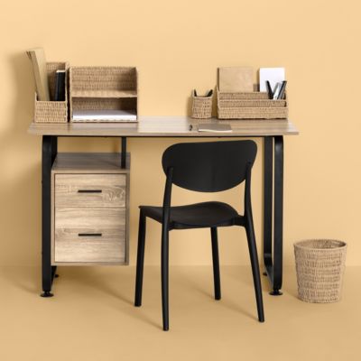 Range revue "Kord" en papier tressé - Beige- 5five