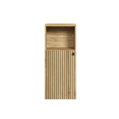 Rangement bas de salle de bain 1 porte et 1 niche L40 cm - PUREBLISS