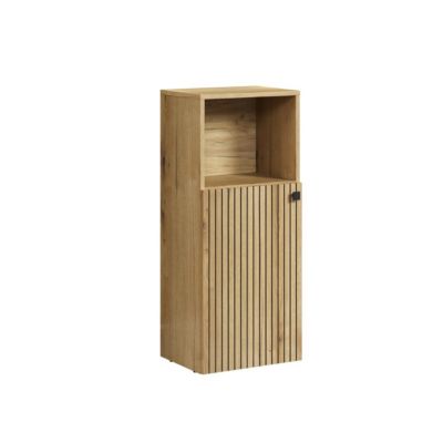 Rangement bas de salle de bain 1 porte et 1 niche L40 cm - PUREBLISS