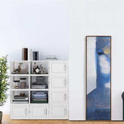 Rangement à chaussure - Boites à chaussures - Grand format - Opaque et transparent - Lot de 12