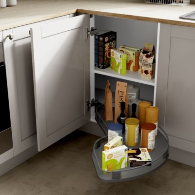 Rangement coulissant d'angle pour meuble de cuisine GoodHome Pebre 100 cm