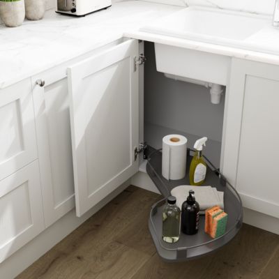 Rangement coulissant d'angle pour meuble de cuisine GoodHome Pebre 100 cm