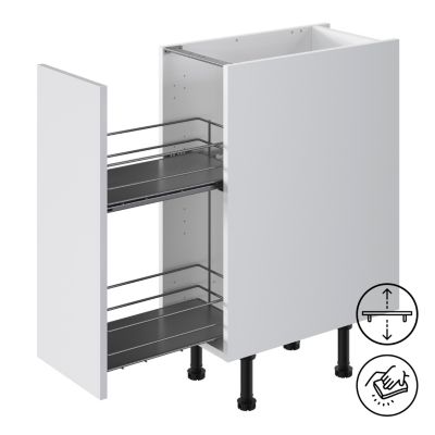 Rangement coulissant pour meuble de cuisine GoodHome Pebre 30 cm, 2 niveaux