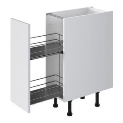 Rangement coulissant pour meuble de cuisine GoodHome Pebre 30 cm, 2 niveaux