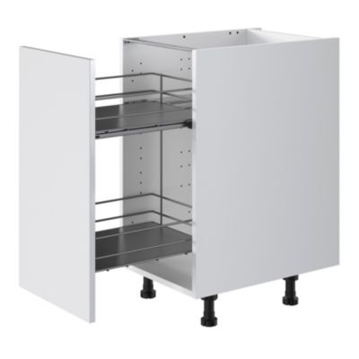 Rangement coulissant pour meuble de cuisine GoodHome Pebre 40 cm, 2 niveaux
