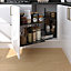 Rangement intérieur coulissant d'angle droit pour meuble de cuisine GoodHome Pebre 100 cm