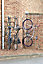 Rangement mural antivol pour vélo H. 173,6 cm Mottez acier