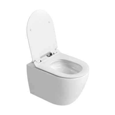 Rapid SL Pack WC bâti autoportant + WC suspendu sans bride Ceramia avec ...
