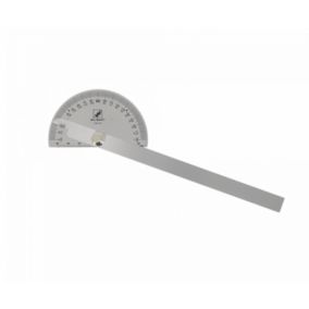 Rapporteur d'angle inox 170 mm - Règle non graduée