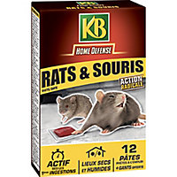 Rat et souris KB pâte 12 x 10g
