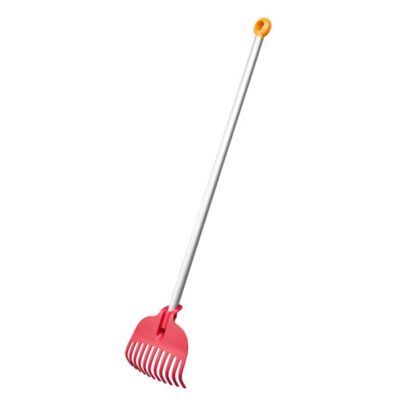 Râteau à feuille MyFirstFiskars pour enfant Fiskars - Manche aluminium - Dents en plastique