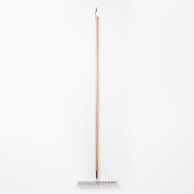 Rateau Durum GoodHome 150 x 35 cm en acier inoxydable