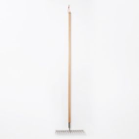 Rateau Durum GoodHome 150 x 35 cm en acier inoxydable