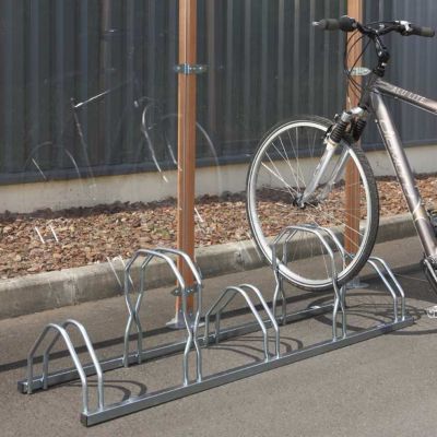 Râtelier au sol pour vélos niveaux