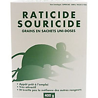Raticide souricide grains 400g