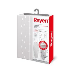 Rayen Grey Repassage Universel Sur Housse 3 couches d'aluminium, de mousse et 100 % coton Réversible Gamme Spéciale Mesures : 51 x