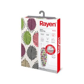 Rayen Housse universelle de planche à repasser EasyClip Adjustment Housse de repassage 2 couches : Mousse et tissu 100 % coton