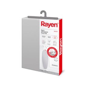 Rayen Housse universelle de planche à repasser EasyClip Adjustment Housse de repassage 2 couches : Mousse et tissu 100 % coton