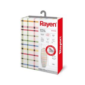 Rayen Housse universelle de planche à repasser EasyClip Adjustment Housse de repassage 3 couches : Mousse, Muletón, Tissu 100 %
