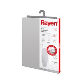 Rayen Housse universelle de planche à repasser Réglage facile par clipsage 2 couches : mousse et tissu 100 % coton Qualité de