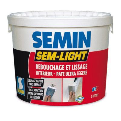 Rebouchage et lissage intérieur 5L