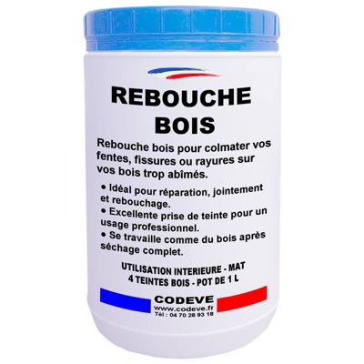Rebouche Bois -  1 L   - Codeve Bois - Incolore