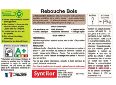 Rebouche bois Syntilor 1 kg