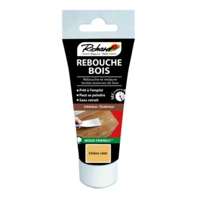 Rebouche bois teinte chêne clair 80g Richard