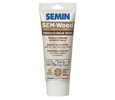 Reboucheur Bois - Sem Wood Semin - Intérieur/extérieur - Tube de 300 g