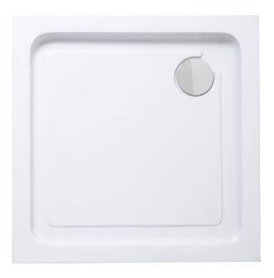 Receveur à poser carré blanc Cooke & Lewis Lagan 70 x 70 cm