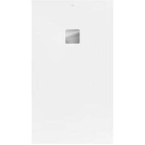 Receveur antidérapant 120 x 90 VILLEROY ET BOCH Planeo acrylique rectangle stone white