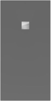 Receveur de douche 100 x 140 cm en acrylique, gris mat, Villeroy & Boch Exklusive