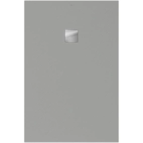 Receveur de douche 100 x 140 cm en acrylique, gris texturé, Villeroy & Boch Exklusive